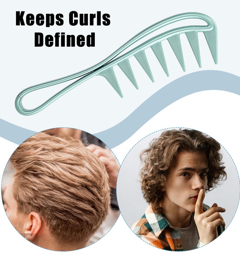Thrymme 4Pcs Wide Tooth Comb, Large Wide Tooth Combs for Curly Hair, Detangling & Styling, Salon & Home Use, Women and Men (4 Colors) - Image 3